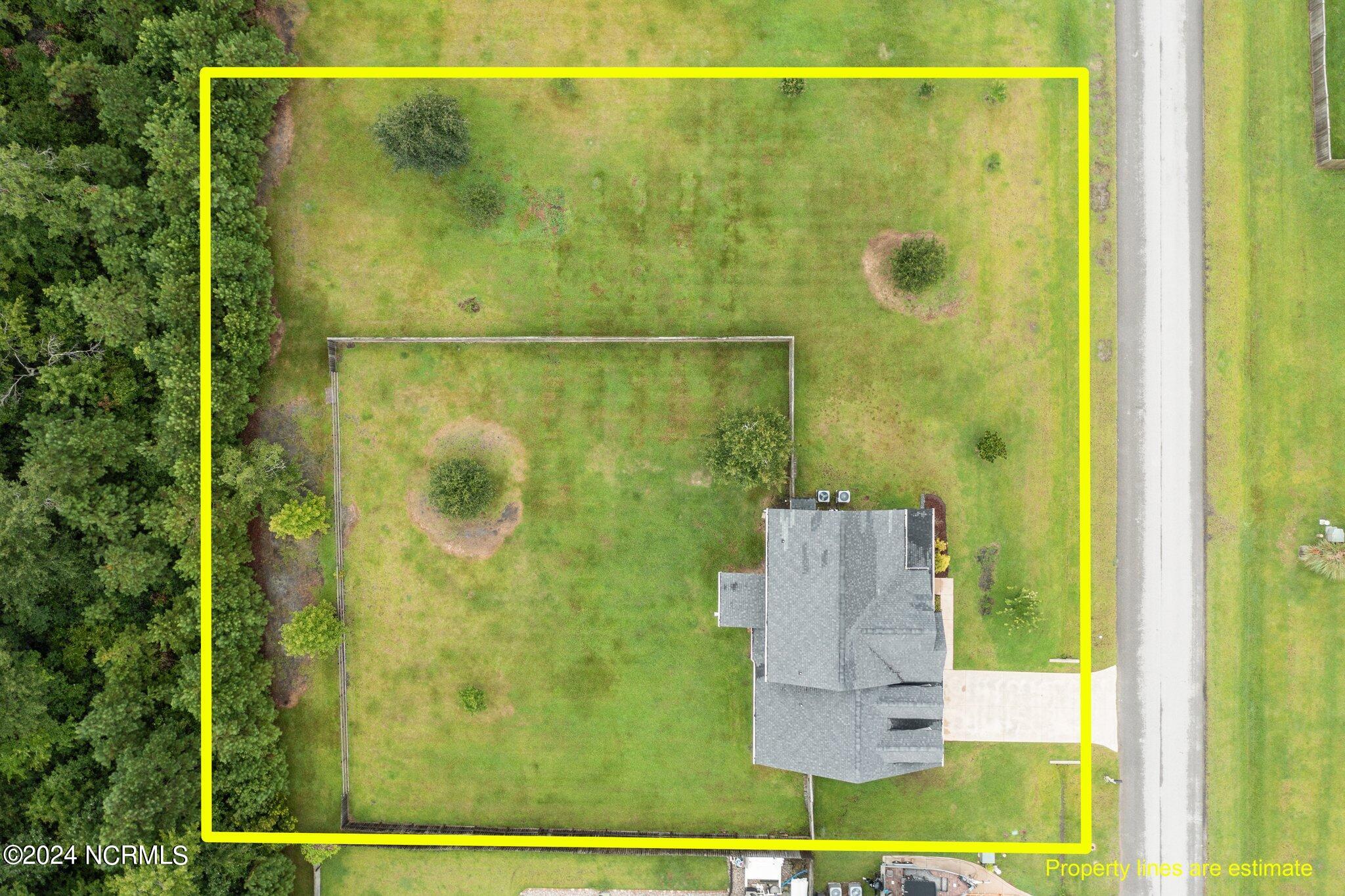 130 Peytons Ridge Drive Hubert, NC 28539 - Photo 5 of 32 130 Peytons Ridge-Aerial Outline