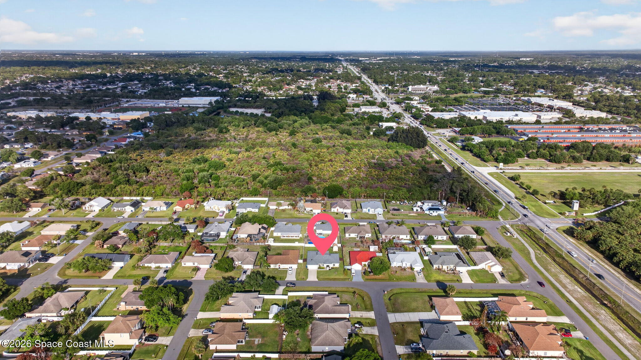 145 Benchor Road Northwest Palm Bay, FL 32907 - Photo 37 of 41 Aerial View