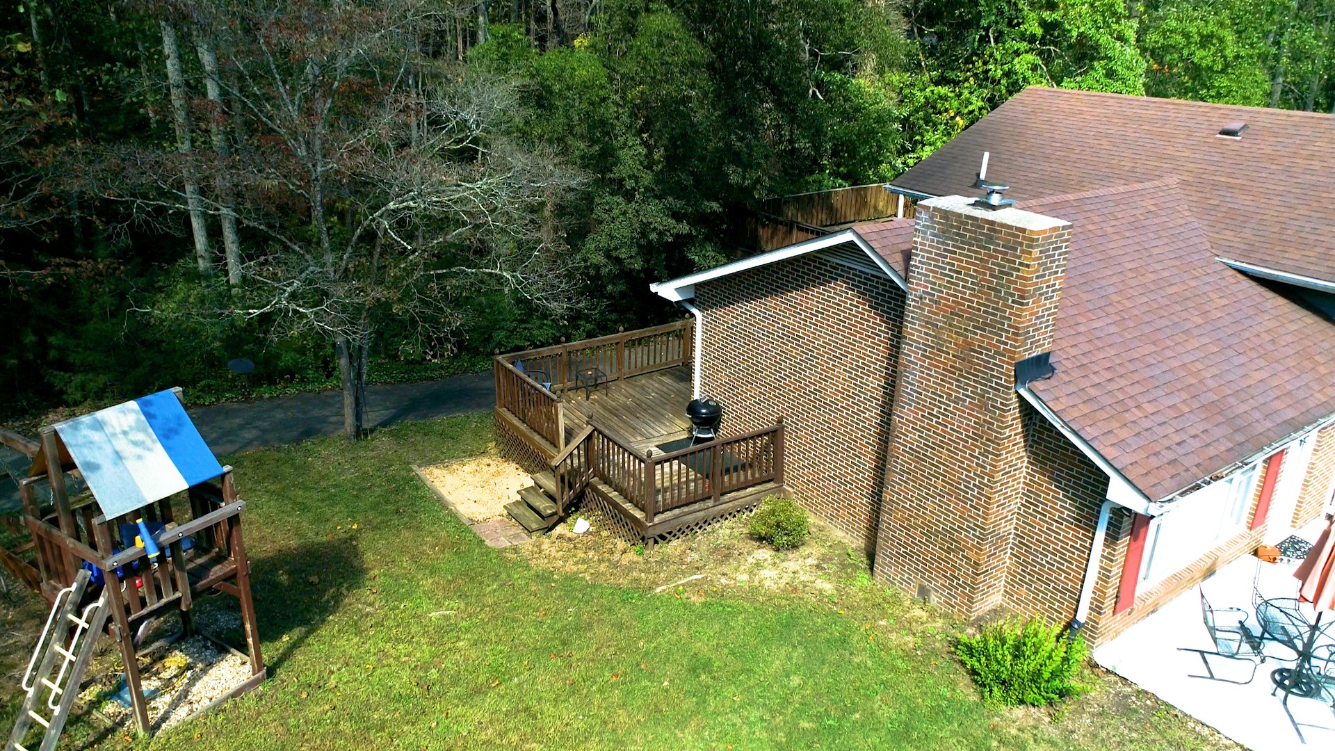 7306 Liberty Road Fairview, TN 37062 - Photo 4 of 19 an aerial view of a house with swimming pool and garden