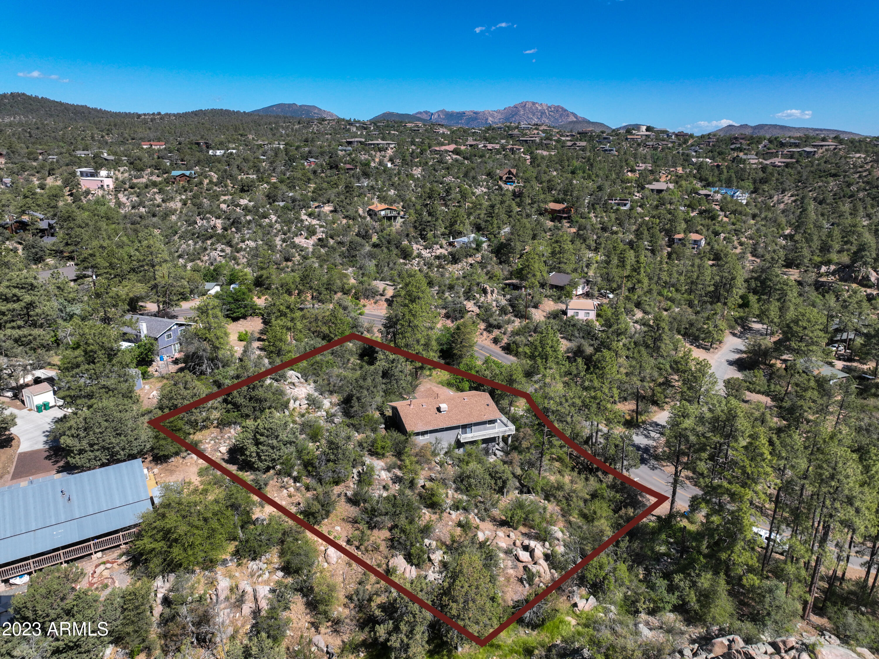 1925 Idylwild Road Prescott, AZ 86305 - Photo 23 of 37 Aerial Overview 4-Edit