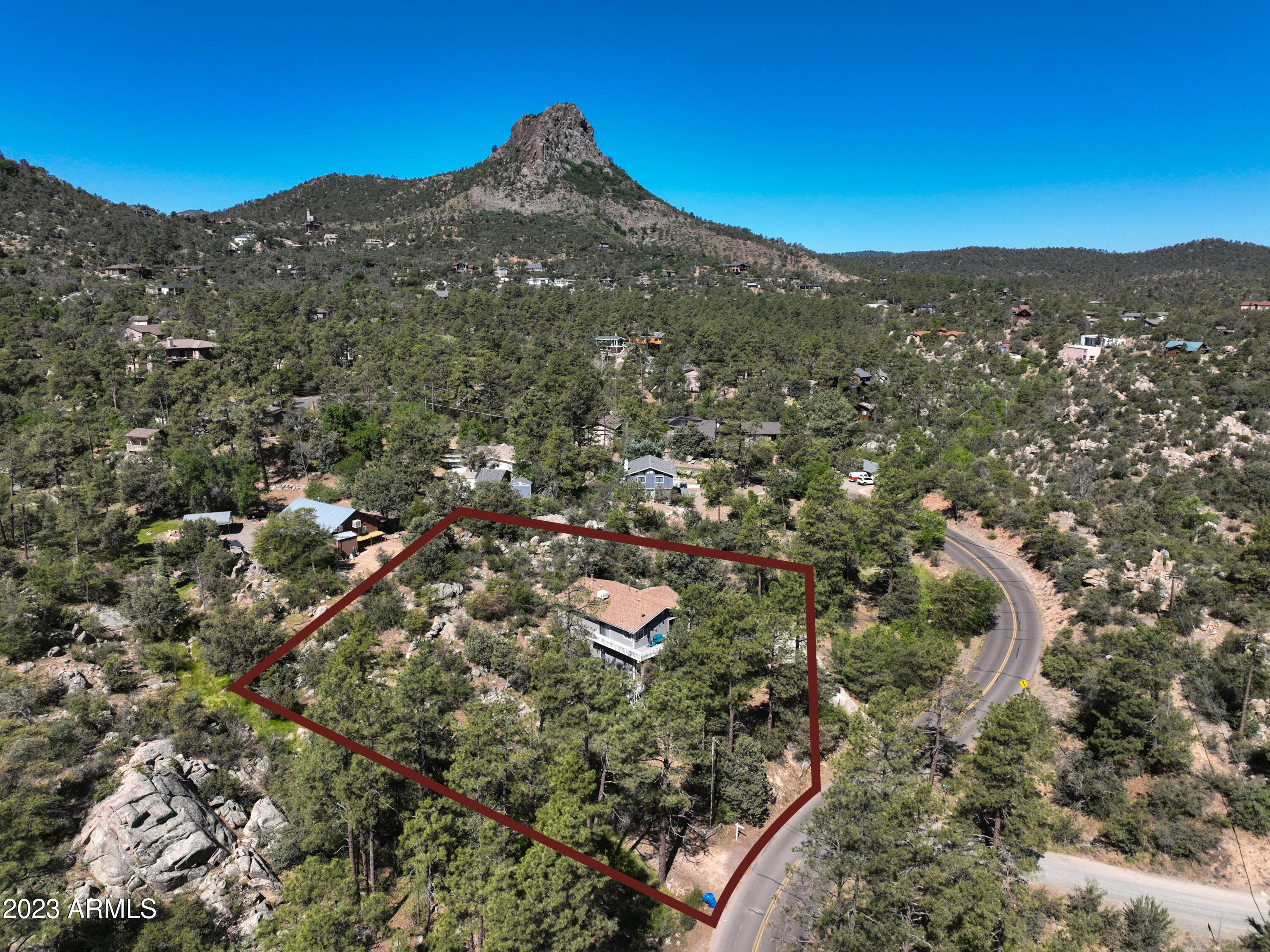 1925 Idylwild Road Prescott, AZ 86305 - Photo 24 of 37 Aerial Overview 1-Edit