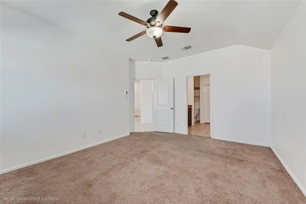 a view of an empty room