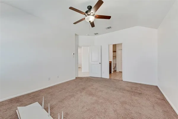 a view of an empty room