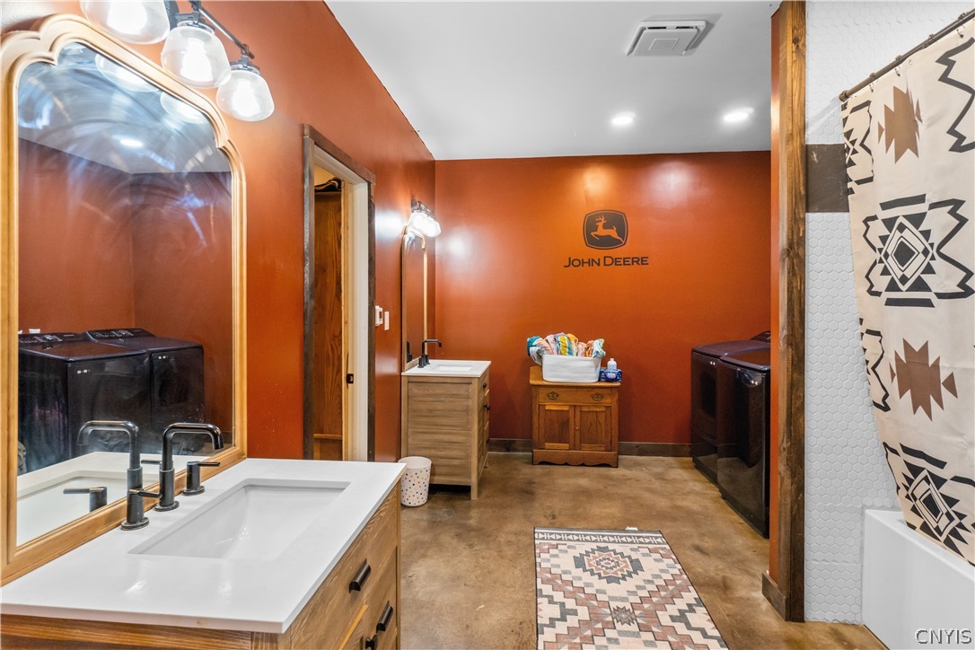 197 Clark Street Groton, NY 13073 - Photo 19 of 42 Primary Bath with walk in Closet