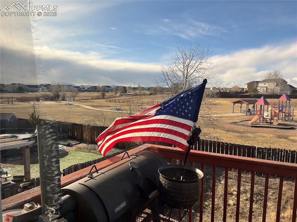 7860 Gladwater Road Peyton, CO 80831 - Photo 4 of 22 a view of balcony with furniture