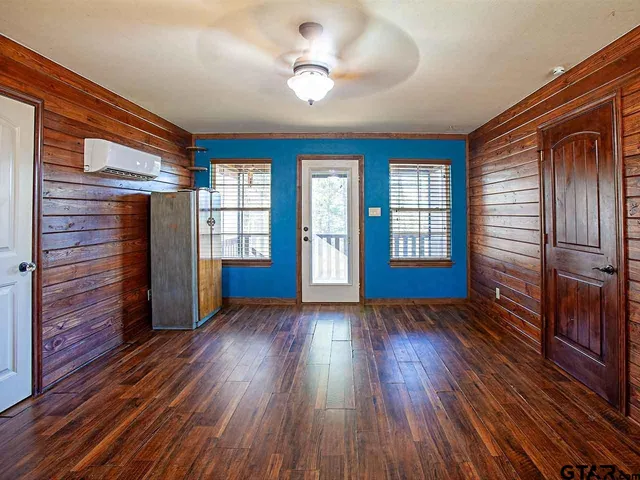 a view of a porch with furniture