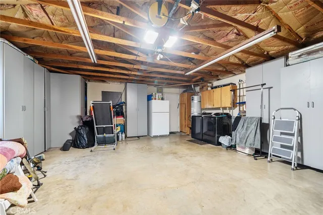 a view of a storage in a room