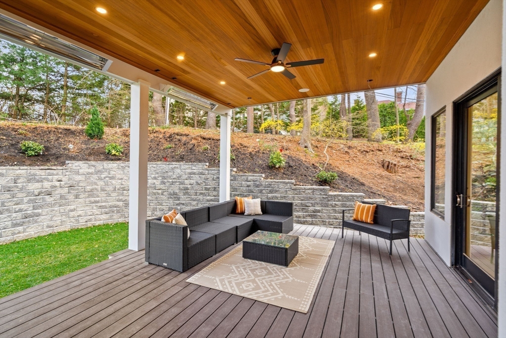 56 Upland Road Newton, MA 02468 - Photo 40 of 41 a building outdoor space with seating city view