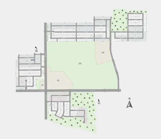 an aerial view of a house with outdoor space swimming pool