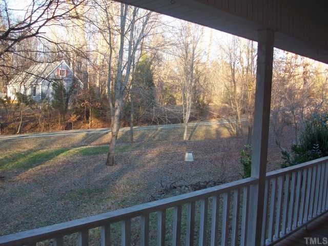 7112 Blalock Road Bahama, NC 27503 - Photo 5 of 12 a view of a yard from a balcony