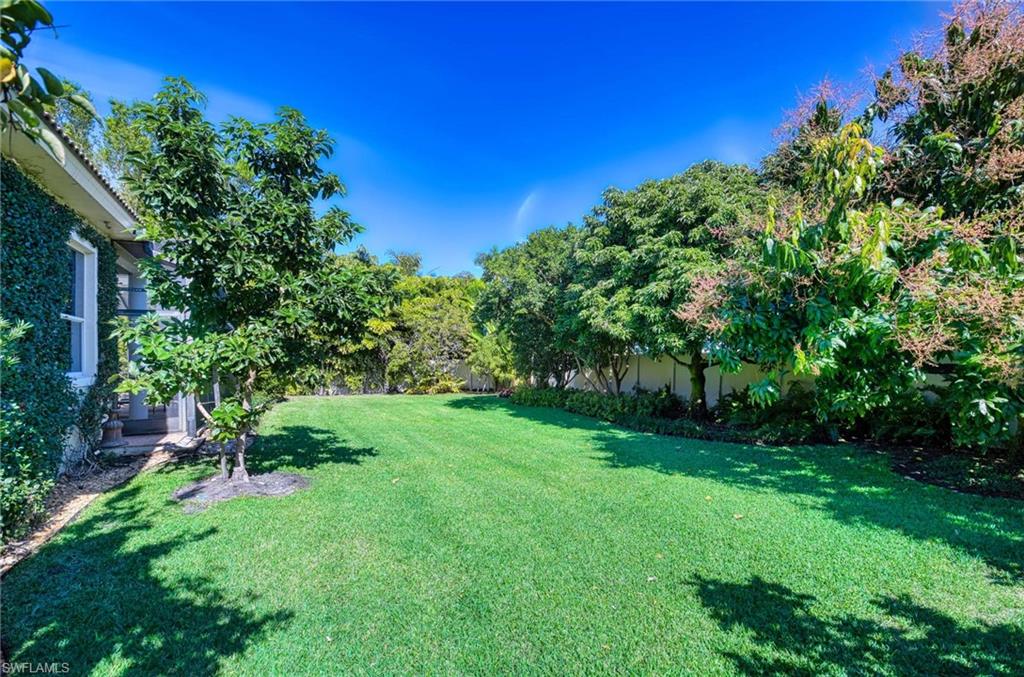 3002 Crayton Road Naples, FL 34103 - Photo 24 of 27 a view of a chair and table in the garden