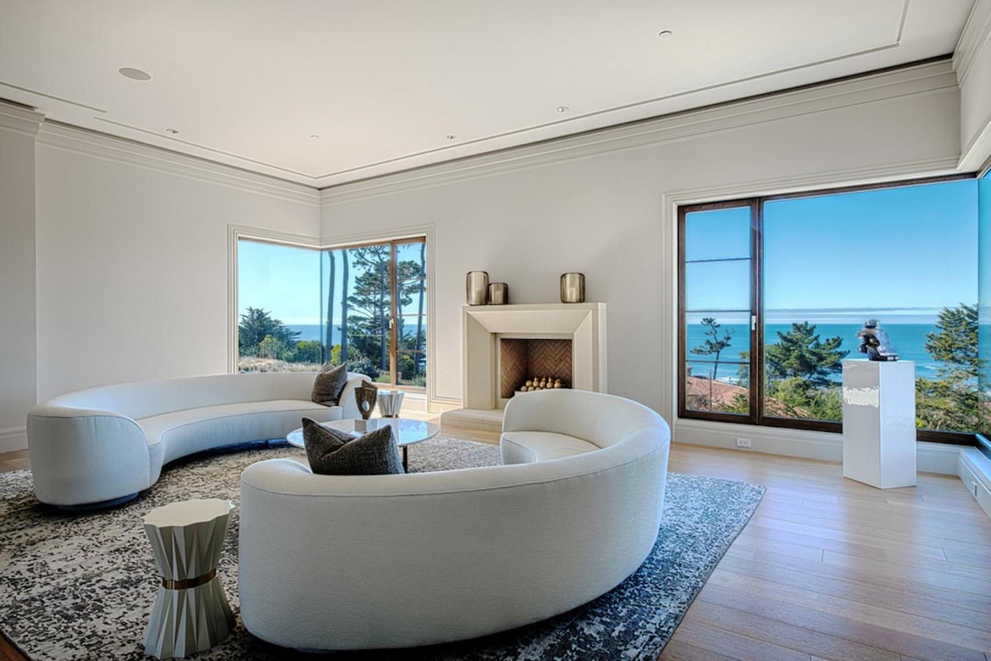 1231 Padre Lane Pebble Beach, CA 93953 - Photo 13 of 41 a living room with furniture and a fireplace