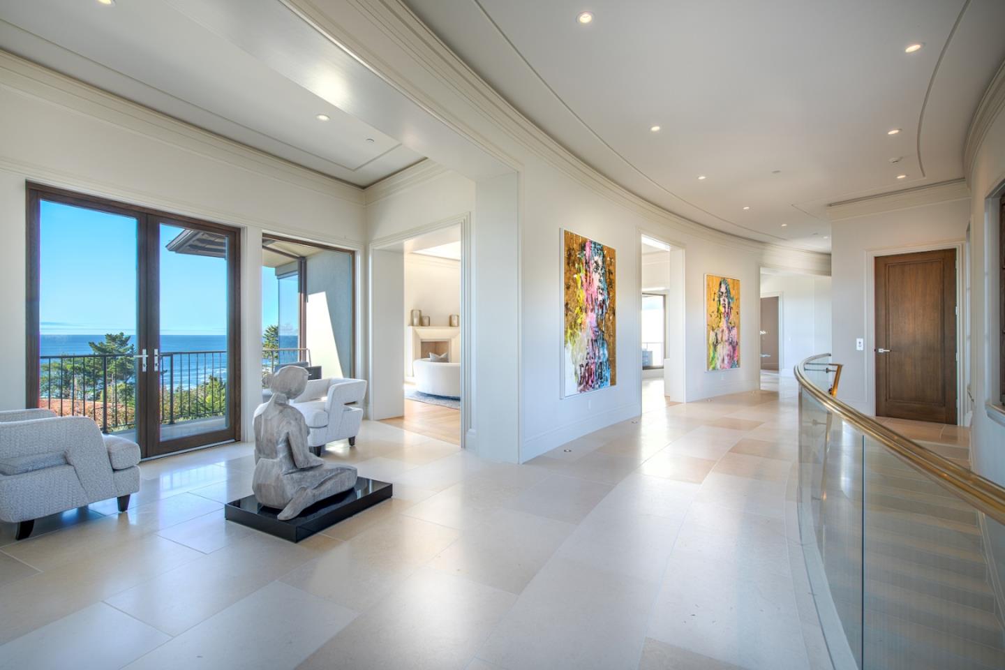 1231 Padre Lane Pebble Beach, CA 93953 - Photo 8 of 41 a living room with furniture and floor to ceiling windows