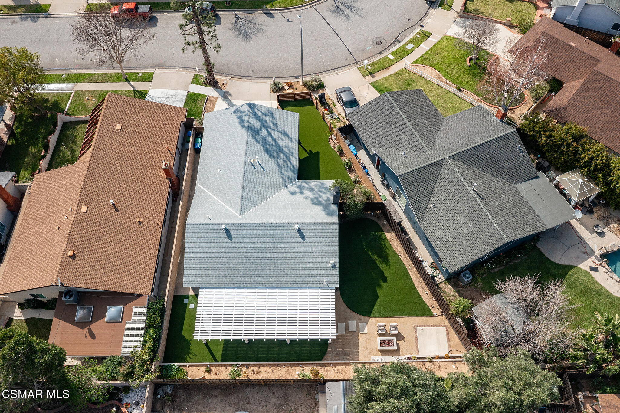 1860 Wychoff Avenue Simi Valley, CA 93063 - Photo 42 of 47 an aerial view of residential houses with outdoor space