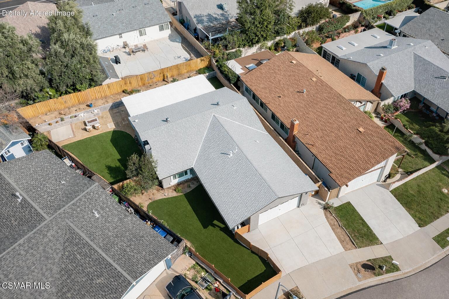 1860 Wychoff Avenue Simi Valley, CA 93063 - Photo 43 of 47 an aerial view of a house with a yard