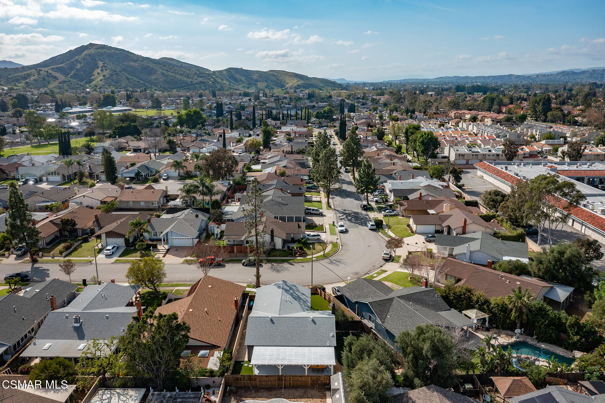 1860 Wychoff Avenue Simi Valley, CA 93063 - Photo 45 of 47 an aerial view of residential houses with outdoor space