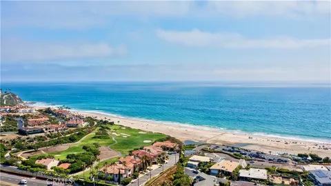 a view of a city with an ocean