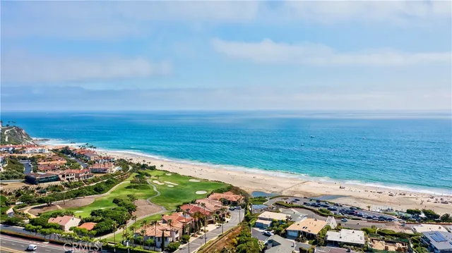 a view of a city with an ocean