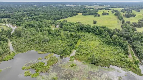 a view of a lake with an outdoor space