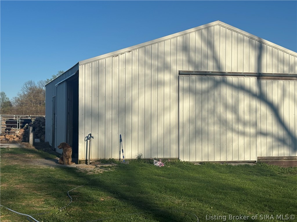 2322 North Whiskey Hollow Road Salem, IN 47167 - Photo 6 of 43 Side of Pole Barn