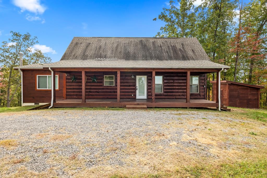 a house with a outdoor space