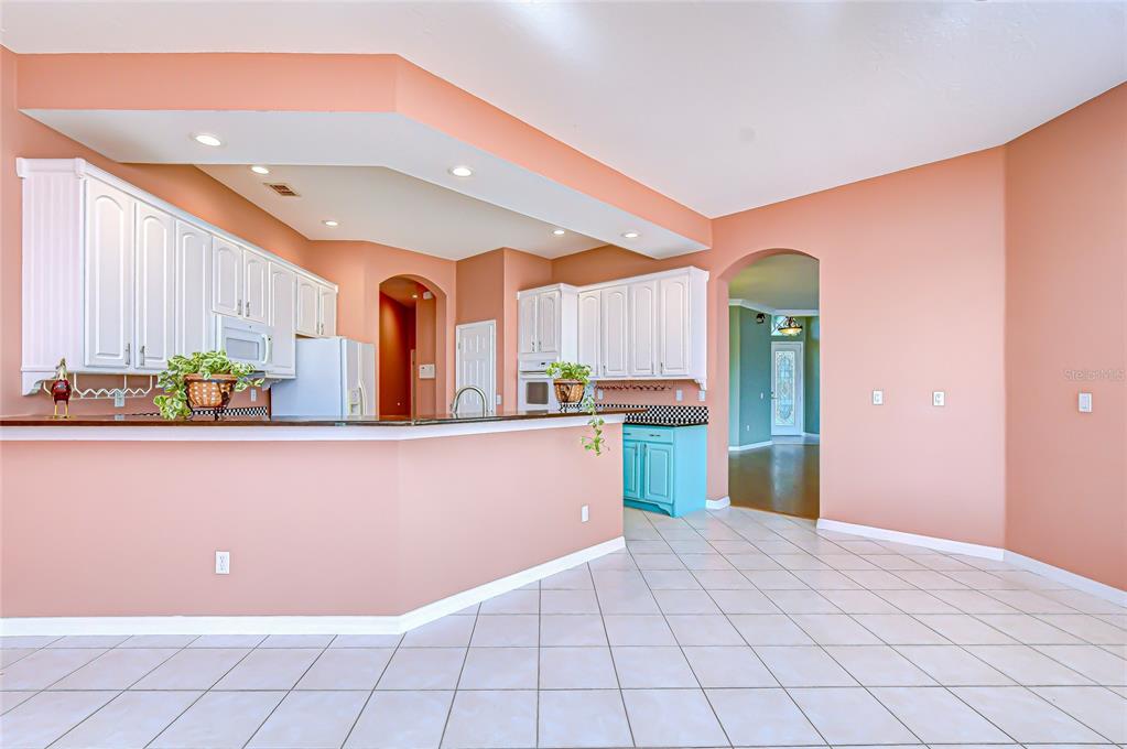 22704 Cliffside Way Land O' Lakes, FL 34639 - Photo 11 of 33 a view of kitchen with cabinets and outdoor space