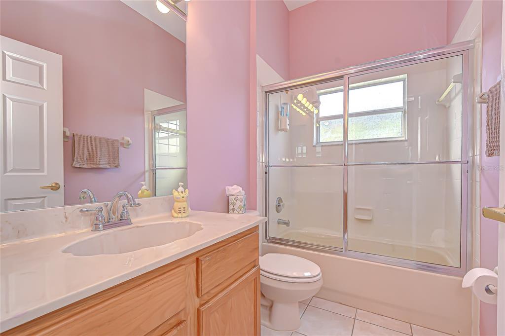 22704 Cliffside Way Land O' Lakes, FL 34639 - Photo 18 of 33 a bathroom with a sink a toilet and shower
