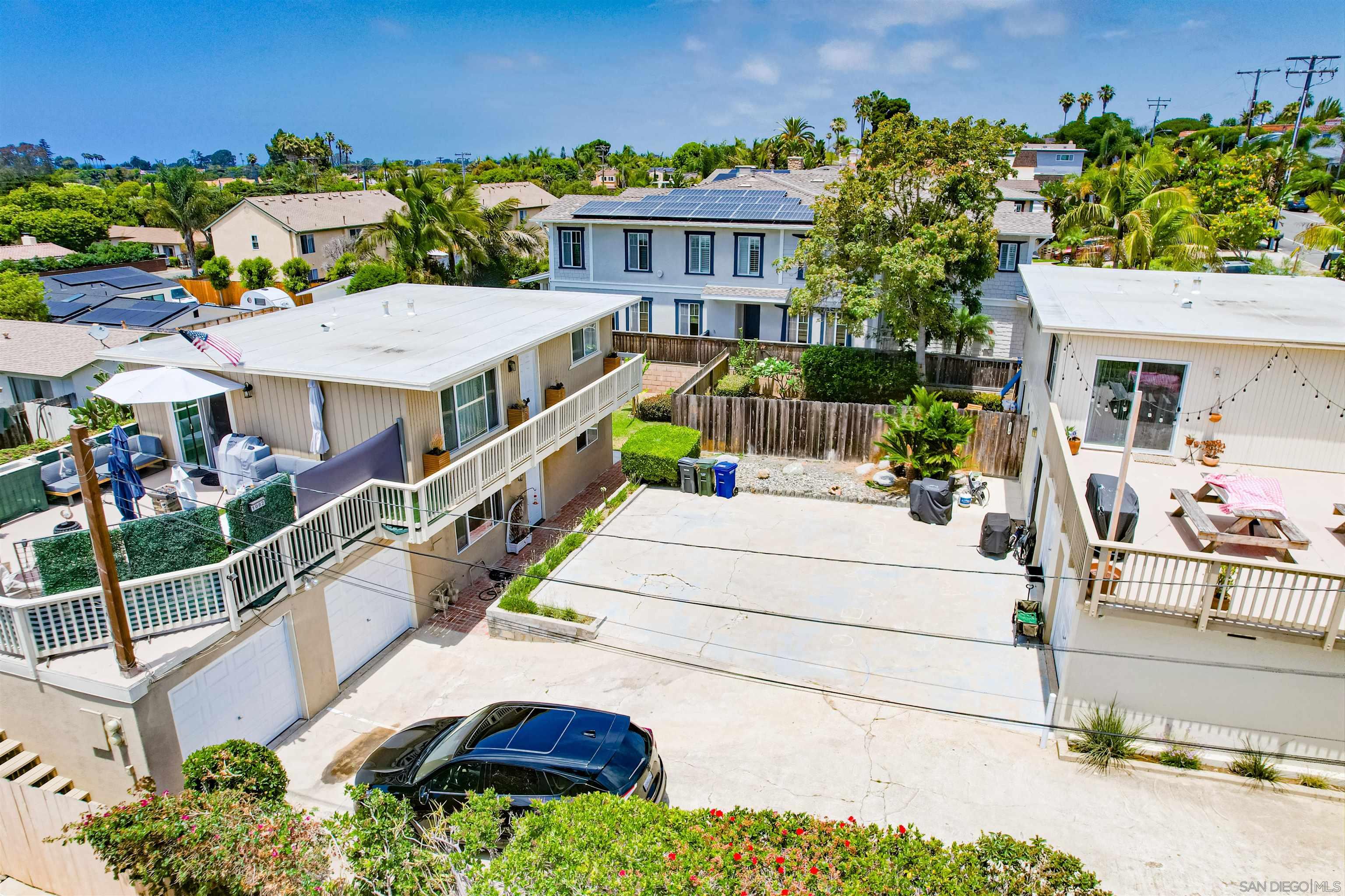 1076 Gardena Road Encinitas, CA 92024 - Photo 5 of 9 an aerial view of a house with a garden and plants