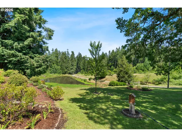 a view of a grassy area