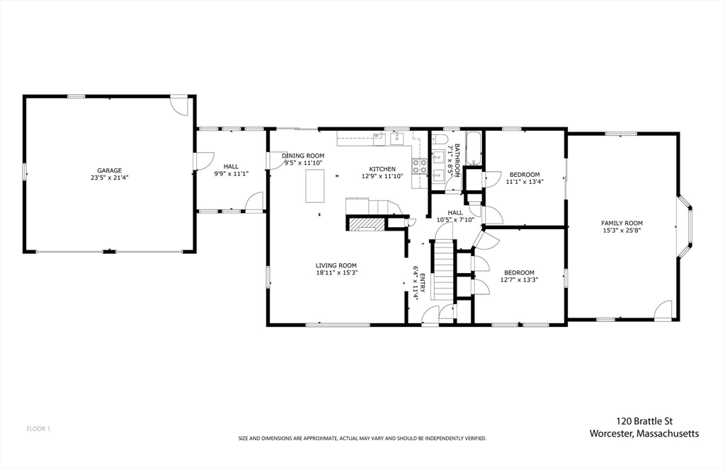 120 Brattle Street Worcester, MA 01606 - Photo 39 of 42