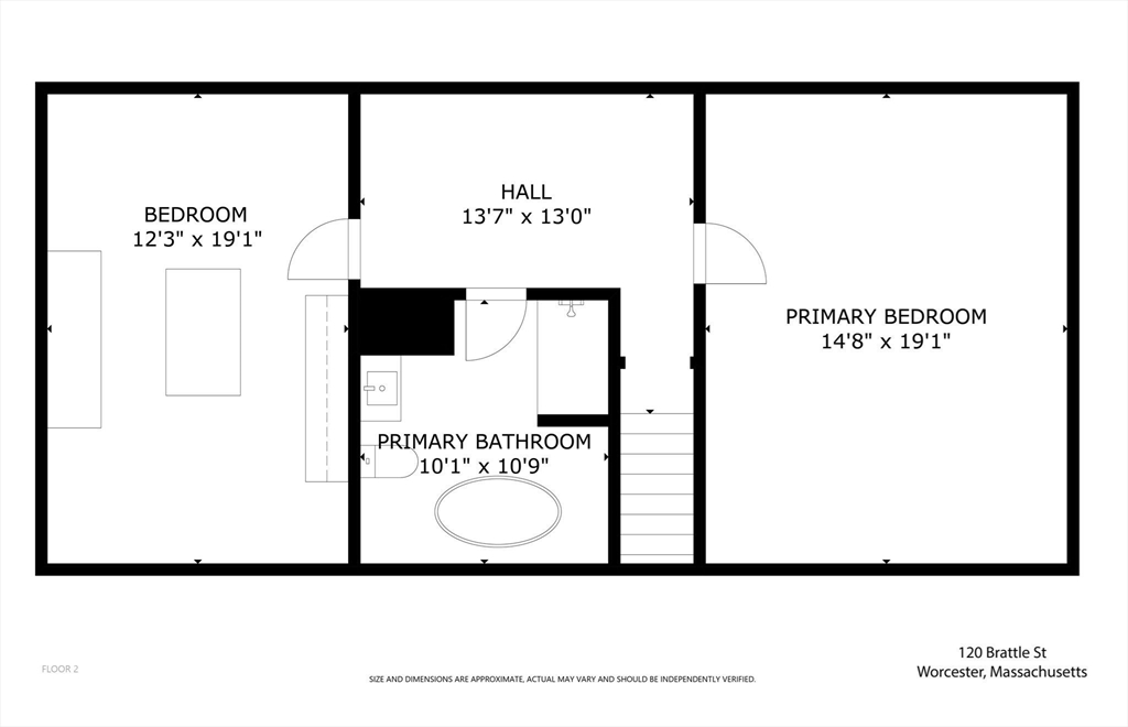 120 Brattle Street Worcester, MA 01606 - Photo 40 of 42