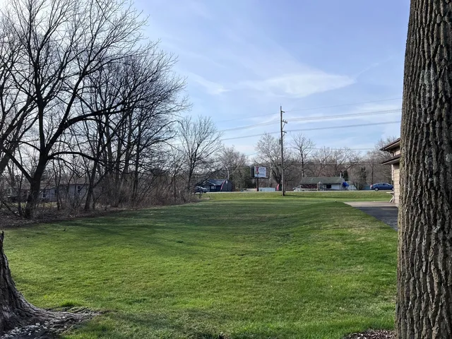 a view of a green field