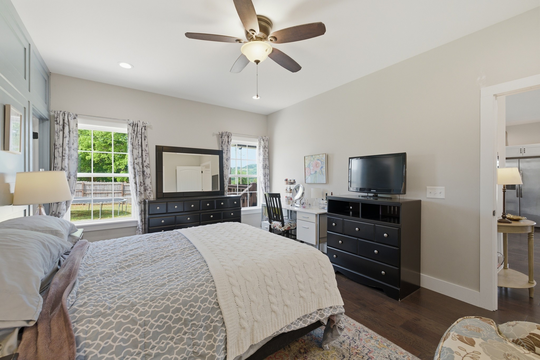 184 Lebanon Highway Carthage, TN 37030 - Photo 17 of 36 a spacious bedroom with a bed and a flat screen television