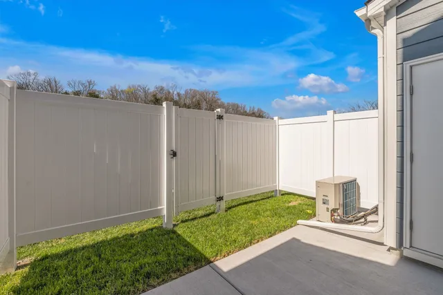 a view of a room with a barbeque
