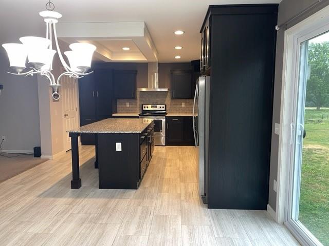 887 Mud Pike Road Smithfield, PA 15478 - Photo 20 of 36 a kitchen with stainless steel appliances granite countertop a refrigerator a sink a stove and a wooden floors