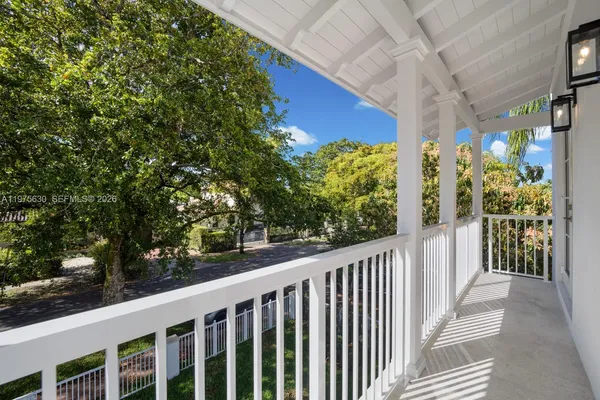 a view of a porch