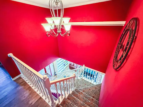 a living room with furniture fireplace and a flat screen tv