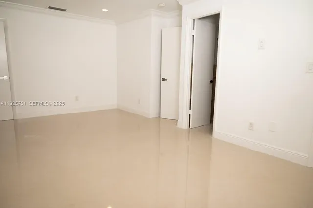 a view of an empty room