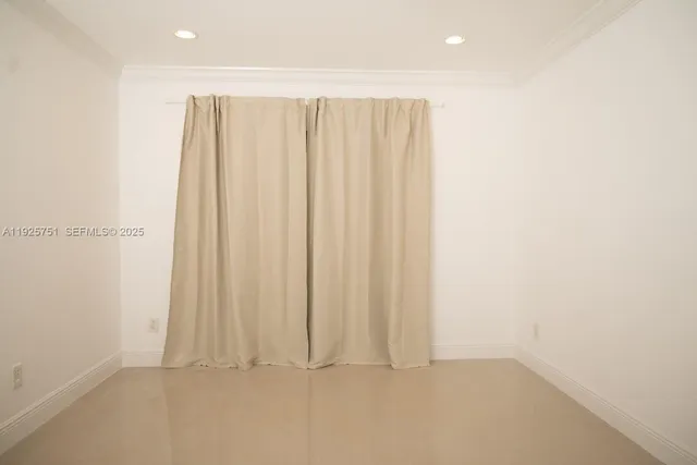 a view of a small space