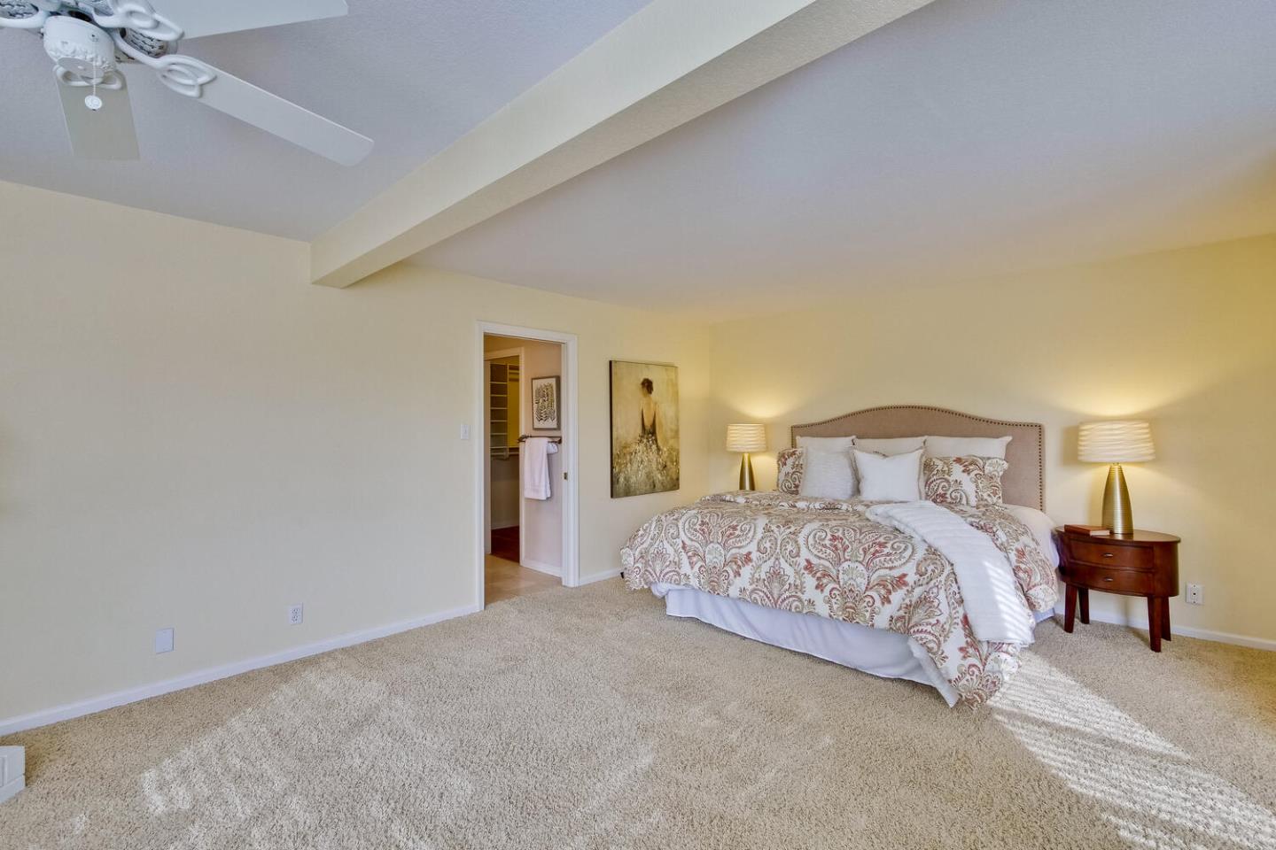 44 Holmes Drive San Jose, CA 95127 - Photo 25 of 48 a bedroom with a bed and a night lamp