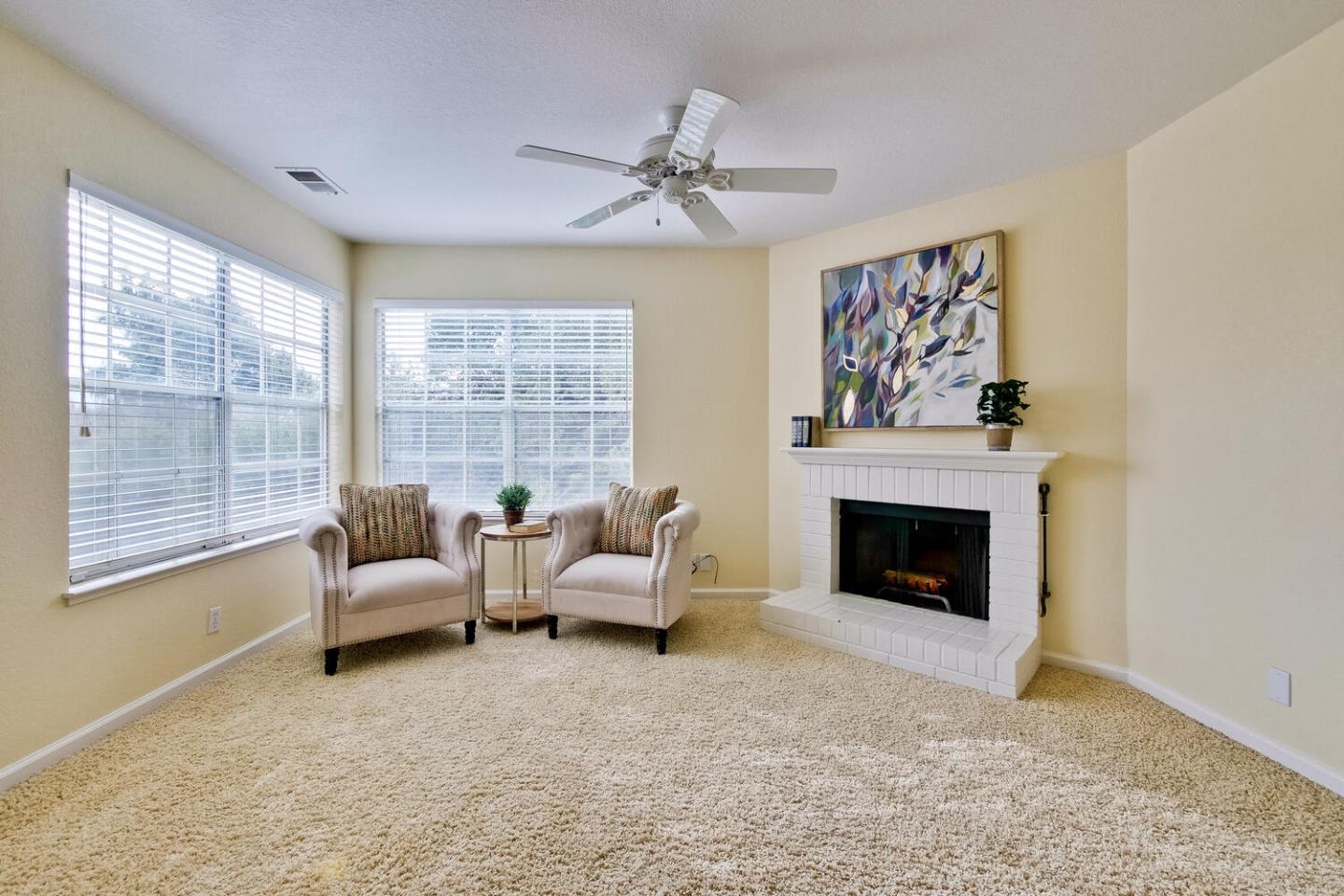44 Holmes Drive San Jose, CA 95127 - Photo 28 of 48 a living room with furniture and a fireplace