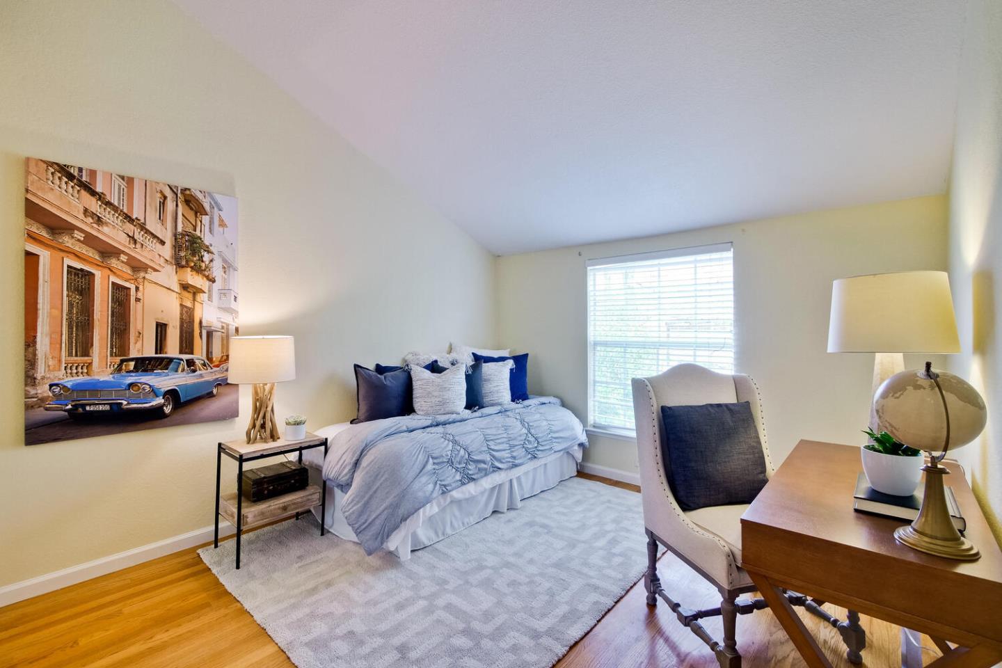 44 Holmes Drive San Jose, CA 95127 - Photo 34 of 48 a bedroom with a bed and a desk