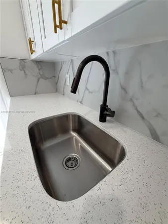 a close view of sink