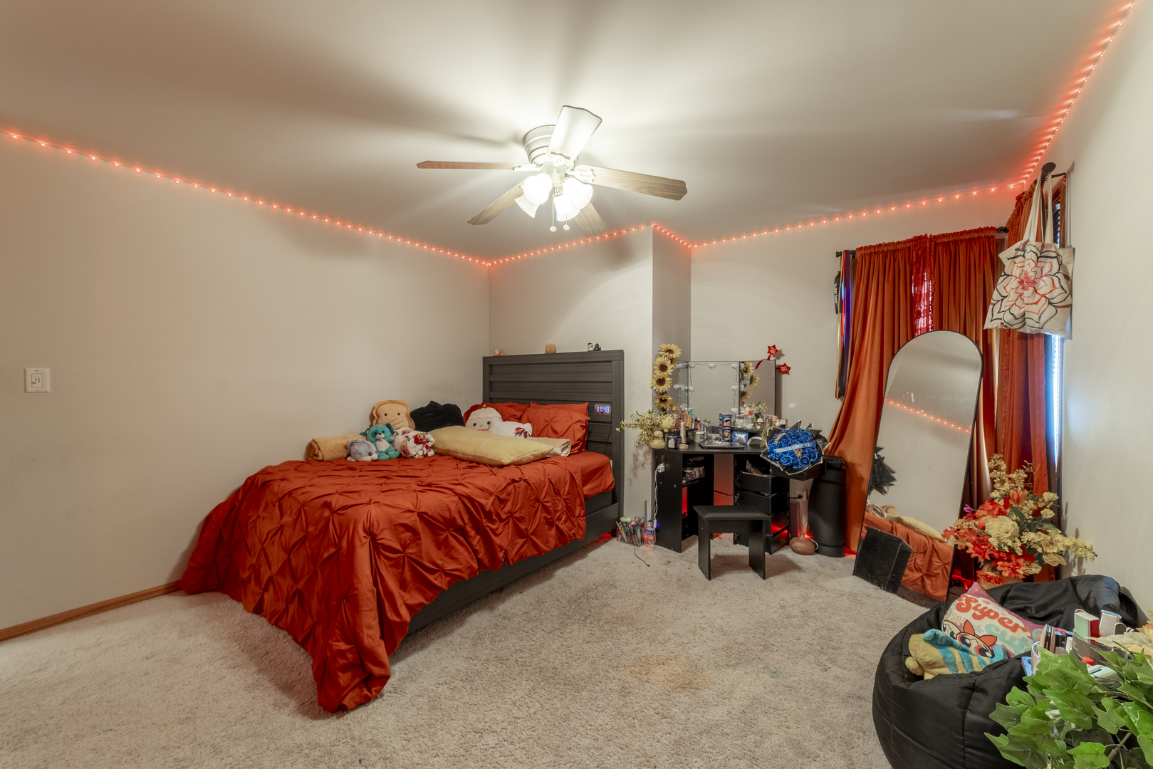 1071 Yamma Ridge New Lenox, IL 60451 - Photo 34 of 51 a bed room with a bed and a chandelier