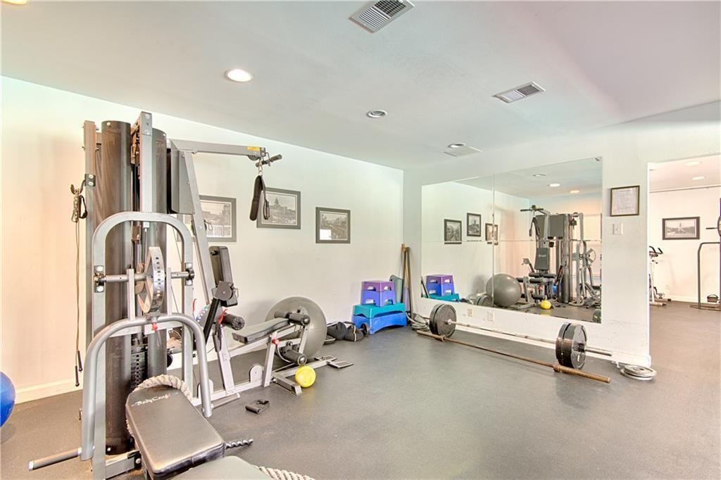 2020 South Congress Avenue, Unit 1313 Austin, TX 78704 - Photo 3 of 11 a view of a room with gym equipment