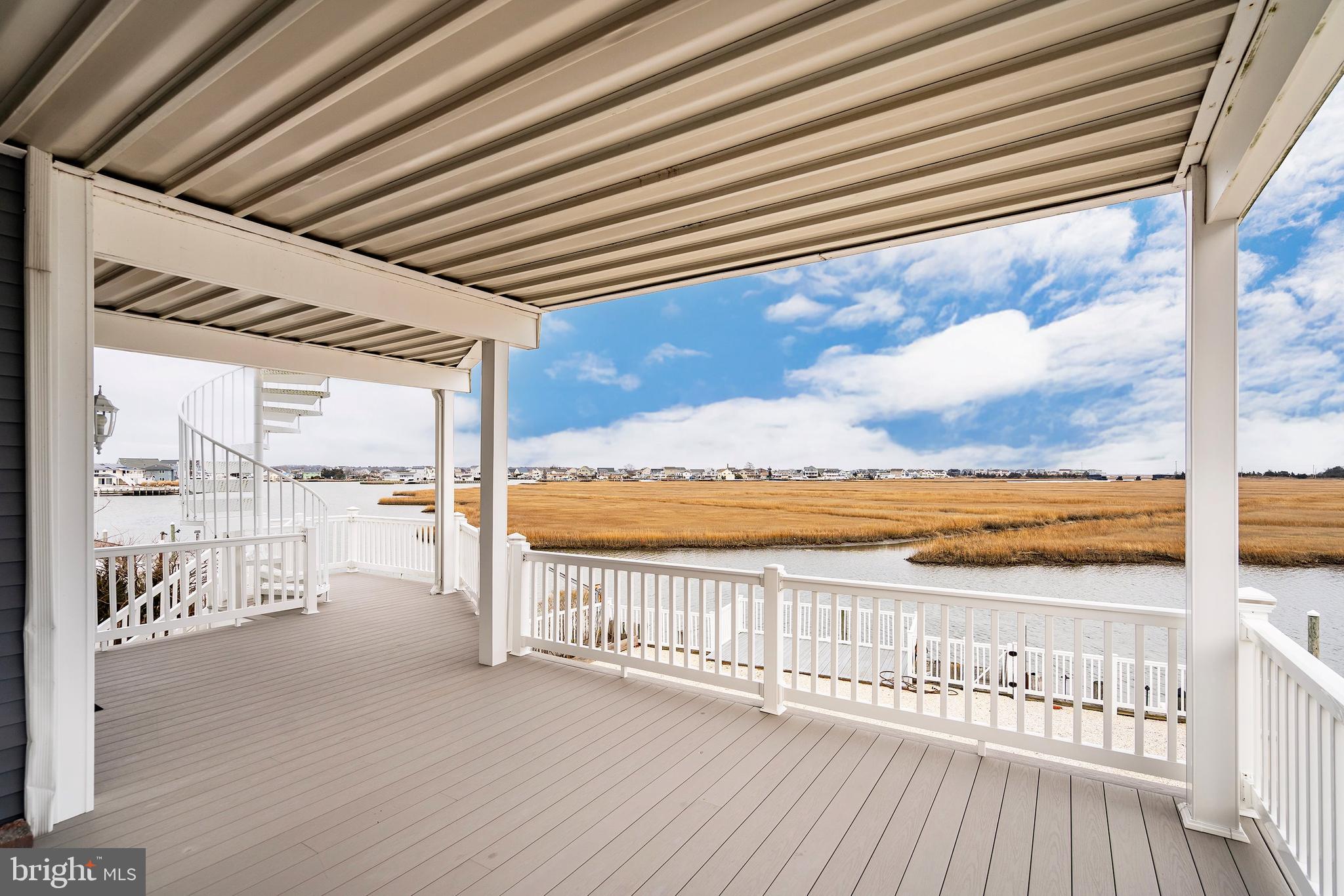 23 East Pimlico Road Little Egg Harbor, NJ 08087 - Photo 33 of 43 a view of a balcony with lake view and ocean view