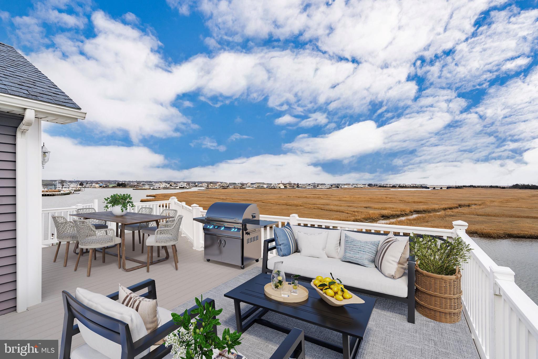 23 East Pimlico Road Little Egg Harbor, NJ 08087 - Photo 37 of 43 a view of a terrace with furniture and stove