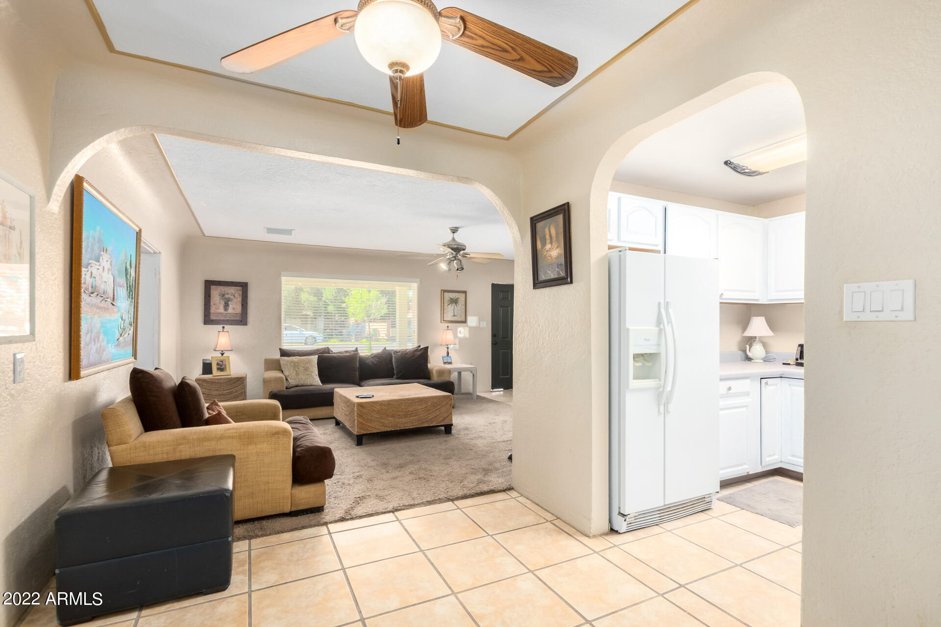 819 North Robson Mesa, AZ 85201 - Photo 16 of 45 a living room with furniture and a large window