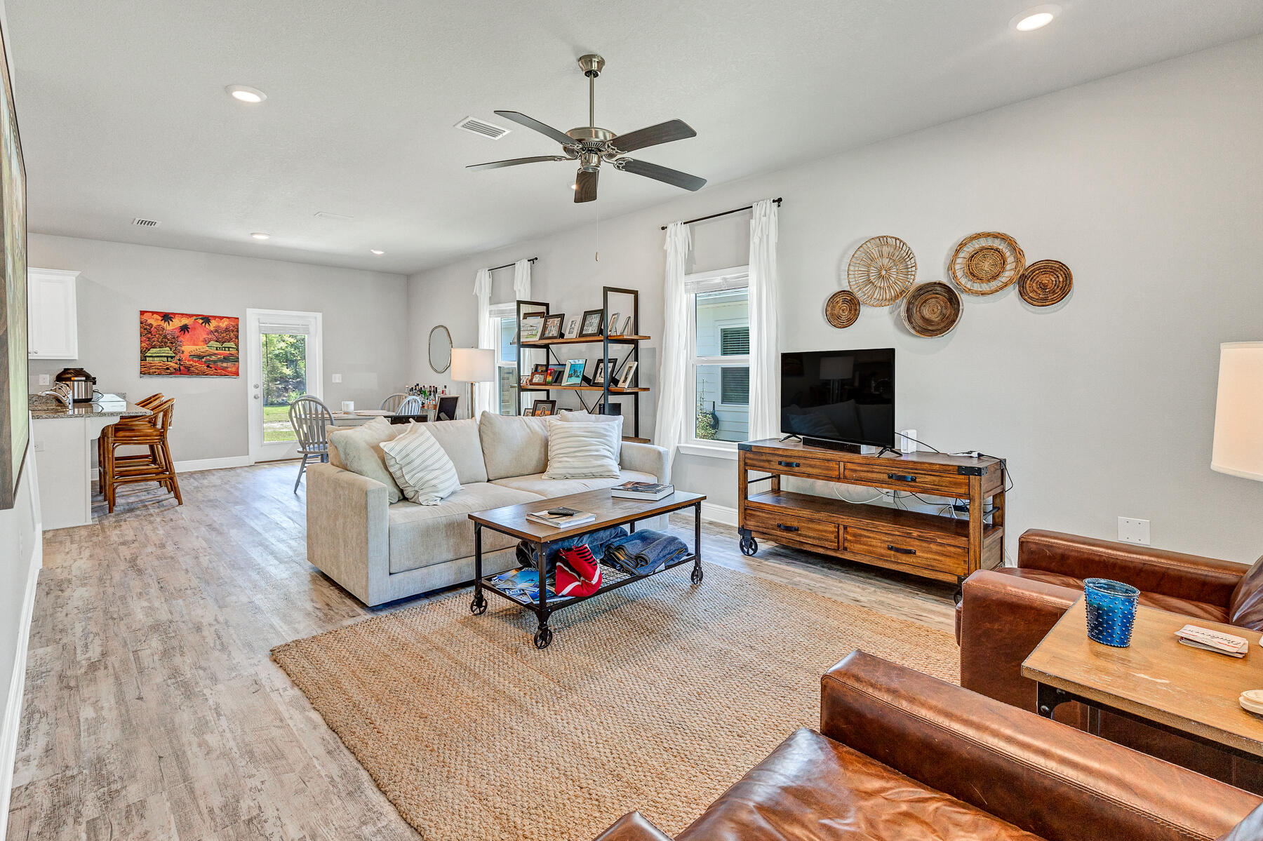 186 Southern Pnes Road Santa Rosa Beach, FL 32459 - Photo 5 of 32 a living room with furniture and a wooden floor