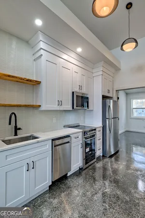 a close view of sink and tap